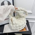 thumbnail image 1 of Bolso de mano tipo nube plisado, bolso de mano de gran capacidad, estilo nicho, bolso de burbujas, bolso de hombro informal para mujer, 1 of 6