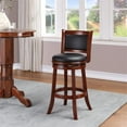 thumbnail image 3 of Home Square Augusta 29" Swivel Bar Stool in Cherry - Set of 3, 3 of 8