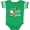 Football Green and White, variant on Inktastic My First Visit from Santa Boys or Girls Baby Bodysuit