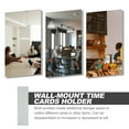 thumbnail image 3 of HOMEMAXS Wall-Mount Time Cards Holder Time Cards Rack for Office Warehouse Retractable Time Cards Holder, 3 of 8