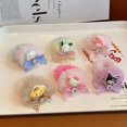 thumbnail image 3 of Children's cute plush hair band Sanrio cartoon baby hair tie does not hurt hair rubber band hair rope Princess female hair accessories, 3 of 5