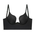 thumbnail image 1 of Solid-color U-shaped Backless Bra Soft Comfortable Underwear For Women Girls Female, 1 of 5