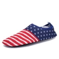 thumbnail image 2 of lnmuld Men Women USA Flag Water Shoes Non Aqua Socks for Pool Surf Yoga Color:Blue,Size:36, 2 of 9