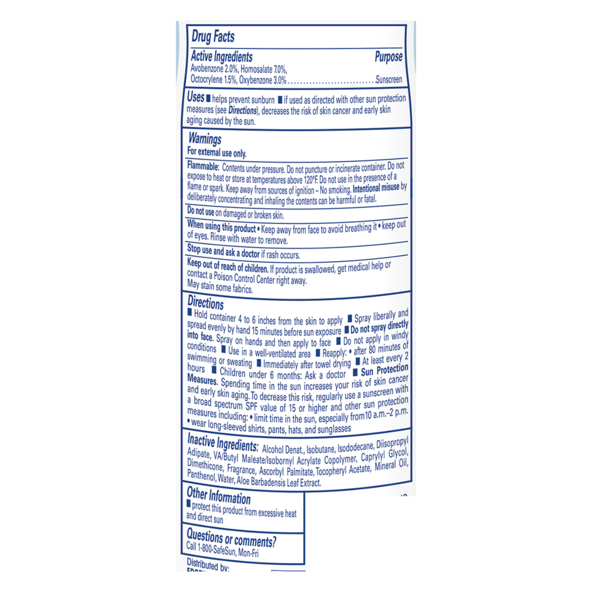 Banana Boat SunComfort Clear Sunscreen Spray SPF 30, 6 oz