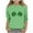 Green1, variant on Unisex Kids St. Patrick's Day Graphic Shirt- Casual Spring Tops 3/4 Sleeve Crew Neck Festive Shirt for Boys Girls Green Size 7