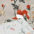 thumbnail image 3 of Yayeee Tapestry Wall Hanging for Bedroom 80" x 60" Living Room Home Wall Art Decor, Red and White Floral Pattern, 3 of 7
