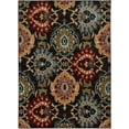 thumbnail image 2 of Sphinx Sedona Area Rug 6369D Charcoal Curves Leaves 5' 3" x  7' 6" Rectangle, 2 of 3