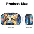 thumbnail image 5 of Shepherd Dog Hard Drive Bag Travel Organizer Phone Charger Organizer Small Electronics Travel Organizer Waterproof Oxford Fabric 5.9x9.44x3.14 in, 5 of 6