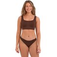 thumbnail image 5 of Joyspun Women’s Bonded Micro and Mesh Thong Underwear, 2-Pack, Sizes XS-XXXL, 5 of 6