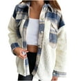 thumbnail image 1 of CEHVOM Veste pour Femmes en Laine d'Agneau Cardigan Chaud à Simple Boutonnage en Liquidation, 1 of 7