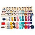 thumbnail image 4 of Juguetes para niños pequeños Bloques de construcción de rompecabezas digitales Educación temprana Desarrollo de inteligencia beneficioso, 4 of 6