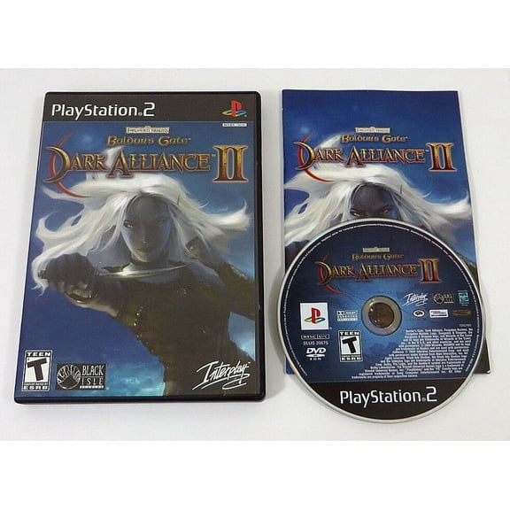 Pre-Owned Baldur's Gate: Dark Alliance II - Complete in Box - Black Label - Tested - PS2 Playstation 2