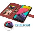 thumbnail image 5 of Galaxy A14 5G Case, Samsung Galaxy A14 5G Wallet Case, Galaxy A14 5G Leather Case, Tekcoo PU Leather Folio Flip Cover Magnetic Closure TPU Shockproof Protective Case Kickstand Strap -Wine Red, 5 of 11