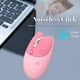 thumbnail image 4 of Lindo ratón inalámbrico, 2,4 G, ratones silenciosos inalámbricos para niñas, ratón Kawaii con receptor USB, ratón temático de gato para ordenador portátil, PC, MAC (rosa flor de cerezo) JM, 4 of 5