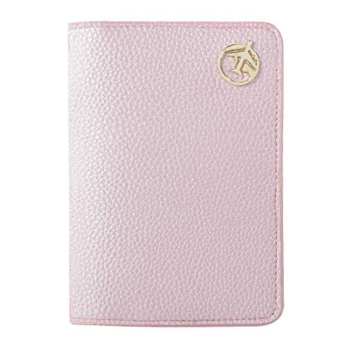 Lychii PU Leather Travel Wallet Case Organiser for Passport Boarding Passes Business Cards Black Wallet Passport Holder Cover Credit Cards 