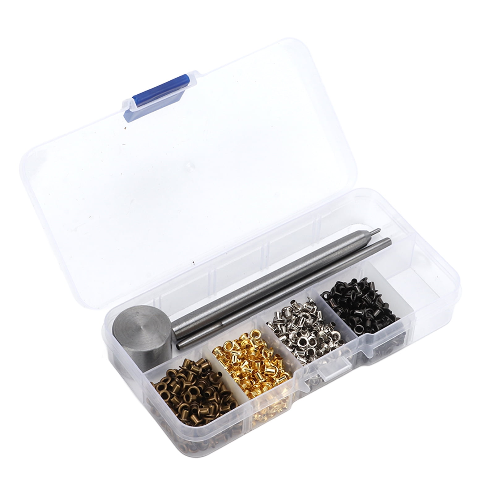 Cergrey Grommet Eyelet,Metal Eyelets,Grommets 2mm Plated Copper Metal