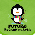 thumbnail image 4 of Inktastic Future Hockey Player Penguin Boys or Girls Baby Bib, 4 of 4