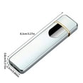 thumbnail image 3 of USB Charging Windproof Lighter, Rechargeable Flameless Plasma Lighter, Induction Touch Electronic Lighter, Portable Slim USB Lighter, Windproof EDC Lighter, 3 of 5