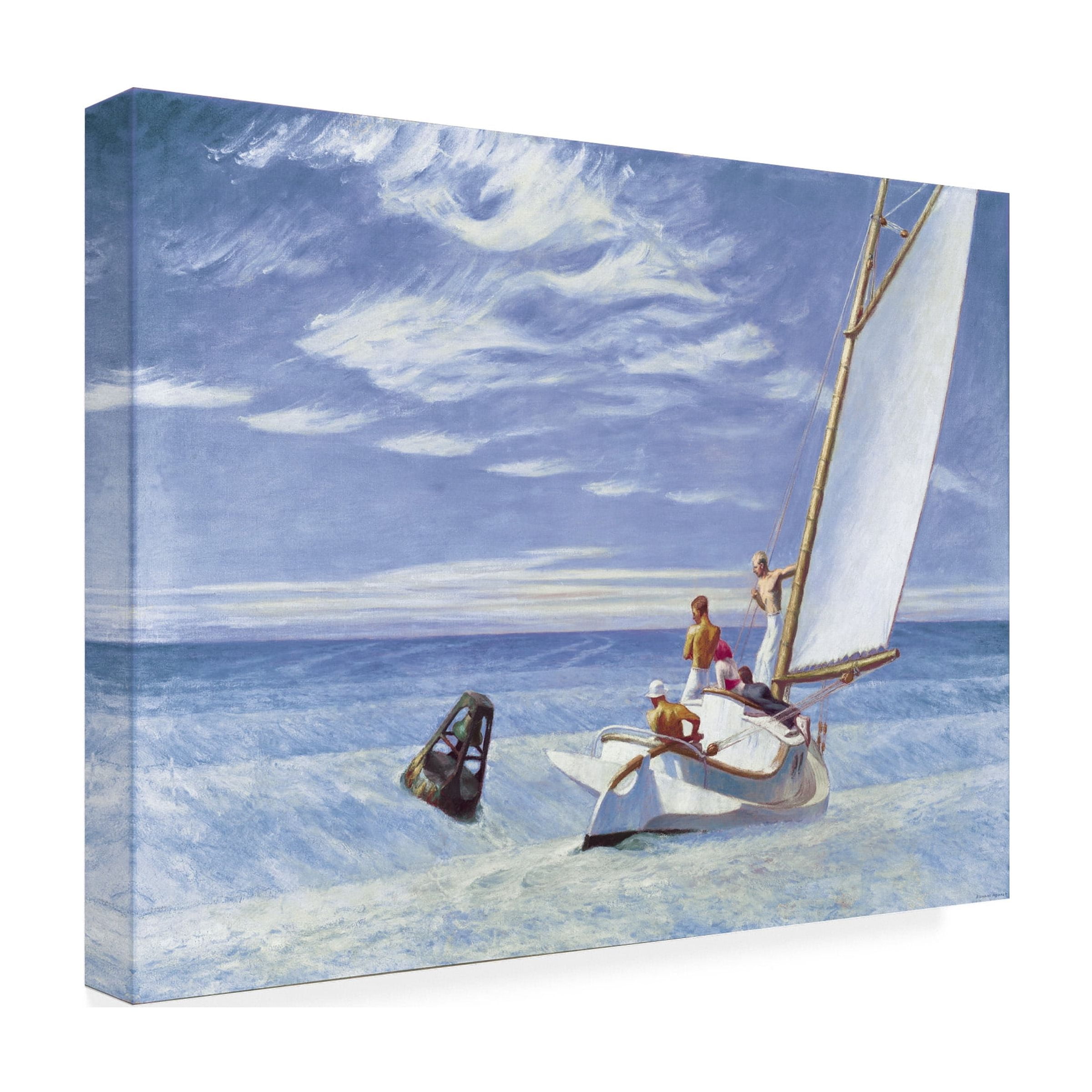 Edward Hopper 'Ground Swell' Canvas Art