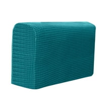 Chair Arm Protectors Sofa Armrest Cover Stretch Armchair Slipcover Protector Elastic Home Office Recliner Couch Loveseat Cloth blue