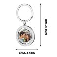 thumbnail image 3 of Personalized Keychain with Picture,Personalized Photo Keychain,Metal Pendant Keyrin,Double Sided Colorful Photo Key chains Memorial Gifts for Family Lover,Girlfriend Pet Memorial Gift, 3 of 7