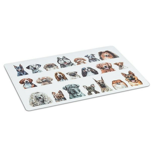Set of 4 Dog Portraits Placemat