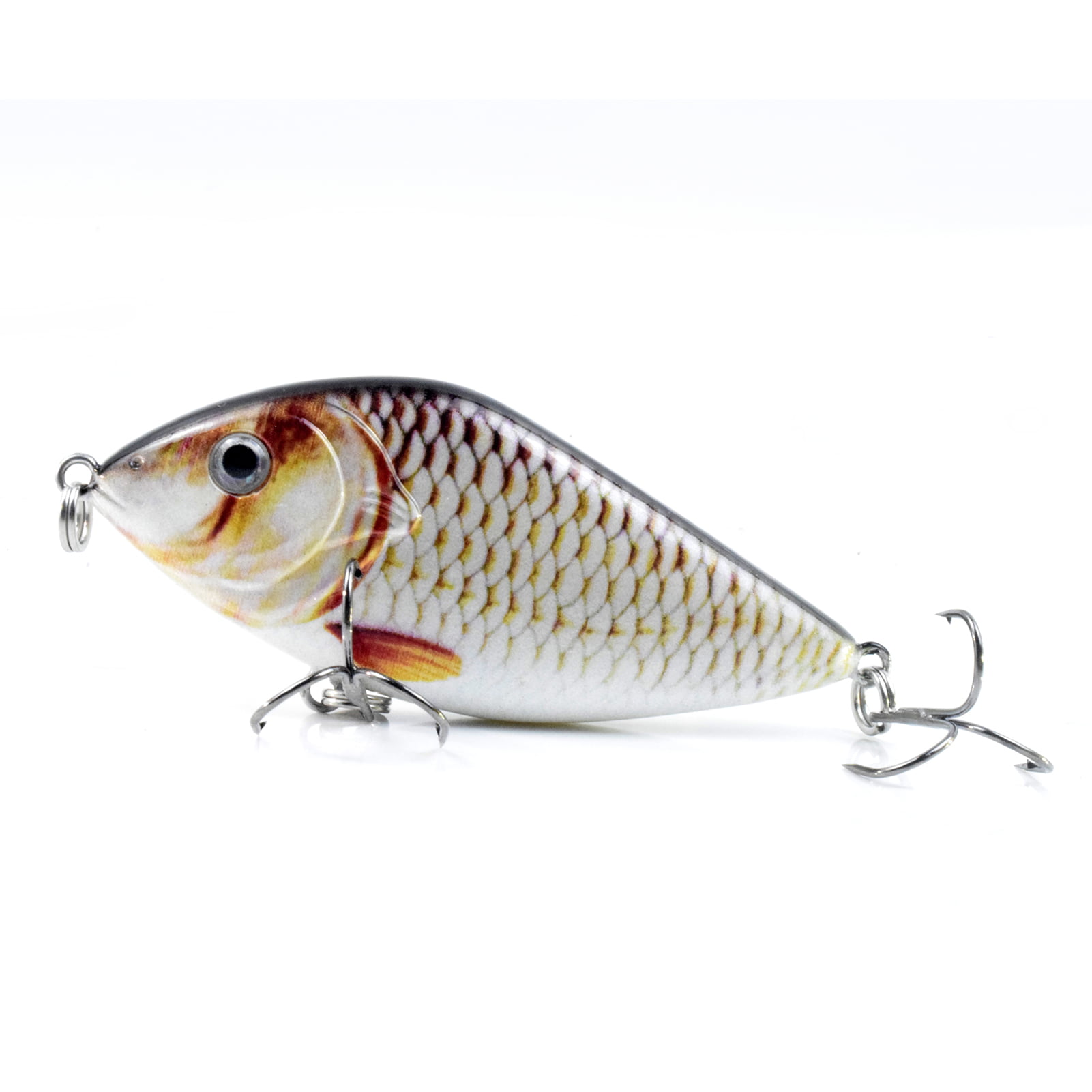 Crank Bait Lure Hard Fly Fishing Fresh Water Sea Insect Artificial Epoxy Coating 