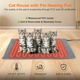 thumbnail image 4 of Heated Cat House for Outdoor Winter Use, Weatherproof and Waterproof Insulated Shelter, with Safe Heating Pad and Escape Door for Feral, Barn and Outdoor Cats, 4 of 7