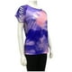 thumbnail image 2 of Gibobby Playera de Manga Corta Casual Suave Blusa manga corta con estampado tinte anudado suelto a la moda para mujer(Azul,M), 2 of 5