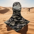 thumbnail image 2 of Sun Protective Scarf Breathable Mesh Print Head Wrap For Women Men Outdoor Daily Use Lightweight Comfortable, 2 of 3
