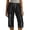 Black, variant on Womens Capri Pants Effortless Solid on Wide Leg 7/8 Pants for Relaxed Fit Casual Trousers with Tie Waist Comfortable Everyday Wear Cropped Pants for Women Brown,S