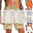 thumbnail image 3 of Enjoytime Casual Shorts for Men Printed Drawstring Elastic Waist Stretch Summer Shorts with Pockets, 3 of 5
