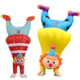thumbnail image 3 of Adult Festival Inverted Clown Inflatable Dress Up Ball COS Props Activity Play Circus Style,Height 59"–74.8",Yellow, 3 of 7