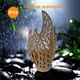 thumbnail image 3 of Lámpara Llama Metal Solar Decorativa Hueca para Patio (bronce), 3 of 9