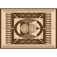 thumbnail image 1 of Ahgly Company Indoor Rectangle Patterned Blood Red Brown Area Rugs, 3' x 5', 1 of 6