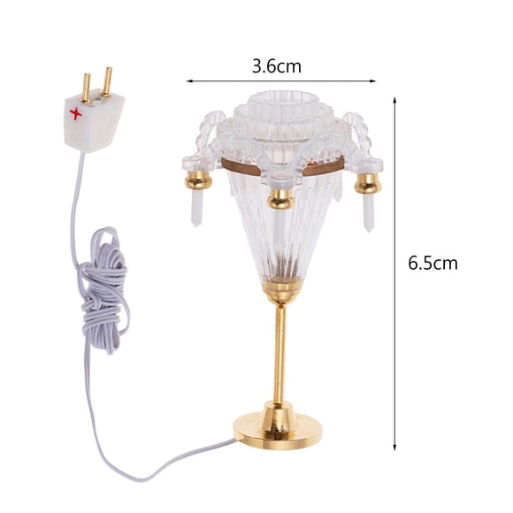 Xingzhi Miniature Desk Light Table Lamp Model For 1/12 Life Scene Decor Type 1