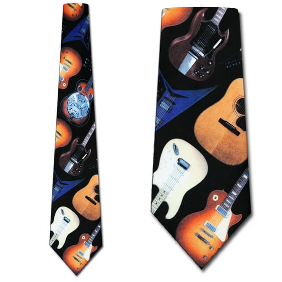 Guitar II Necktie Mens Tie