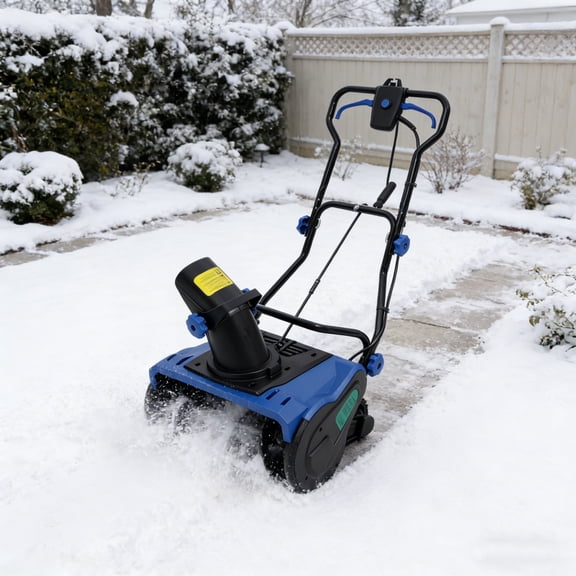 Fehomix 20-Inch Corded Electric Snow Thrower with 15 Amp Motor, 30 ft Throwing Distance & 180° Rotating Chute - Efficient Snow Blower for Driveways and Walkways, ETL Certified (120V)