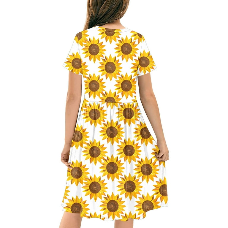 GERsome Summer Dresses for Girls Cute Floral Print Crewneck T-shirt Dresses Loose Short Sleeve Beach Party Sundress Size 4-14 Years - Walmart.com GERsome Summer Dresses for Girls Cute Floral Print Crewneck T-shirt Dresses Loose Short Sleeve Beach Party Sundress Size 4-14 Years - Walmart.com