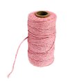 thumbnail image 4 of maskred 91.5m Cotton Cord Rope Crafts Macrame String Solid Color Cotton Yarn Rope Home Textiles Durable Do Not Fade Cotton Rope light pink 1Set, 4 of 6