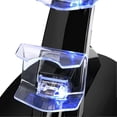 thumbnail image 3 of for PS4 Controller Charger Multiple Protection Dual Dock Station with Indicator Light for PS4 for PS4 Slim Controller, 3 of 4