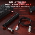 thumbnail image 3 of ATTACK SHARK X68MAX HE Rapid Trigger CNC Aluminum Keyboard Magnetic Switch with C01Ultra RGB Coiled Cable, 3 of 9