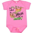 thumbnail image 3 of Inktastic Id Rather Be Hanging with my Aunt- Cute Sloths Boys or Girls Baby Bodysuit, 3 of 5