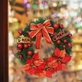 thumbnail image 3 of Guirnalda de guirnalda de Navidad artificial para decoración de Rojo Yuyangstore Guirnalda de puerta, 3 of 7