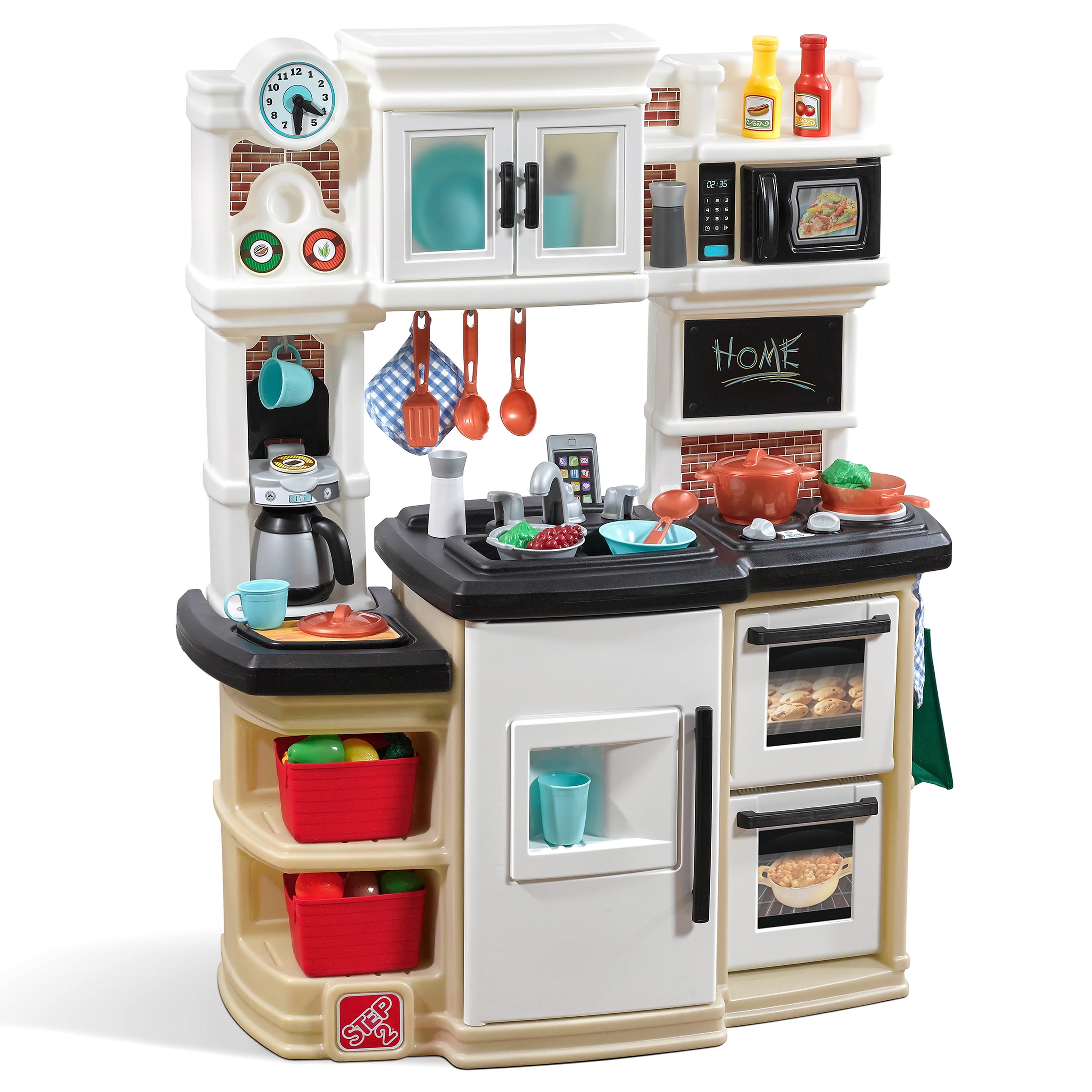 Step2 Best Chefs Kitchen PlaysetKids Play Kitchen with 25-Pc Accessory Set 
