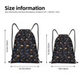 thumbnail image 2 of Xecao New Year Pattern Sports Drawstring Backpack - String Swim Gym Bag with Wet Proof Pocket for Women&Men-Medium, 2 of 6