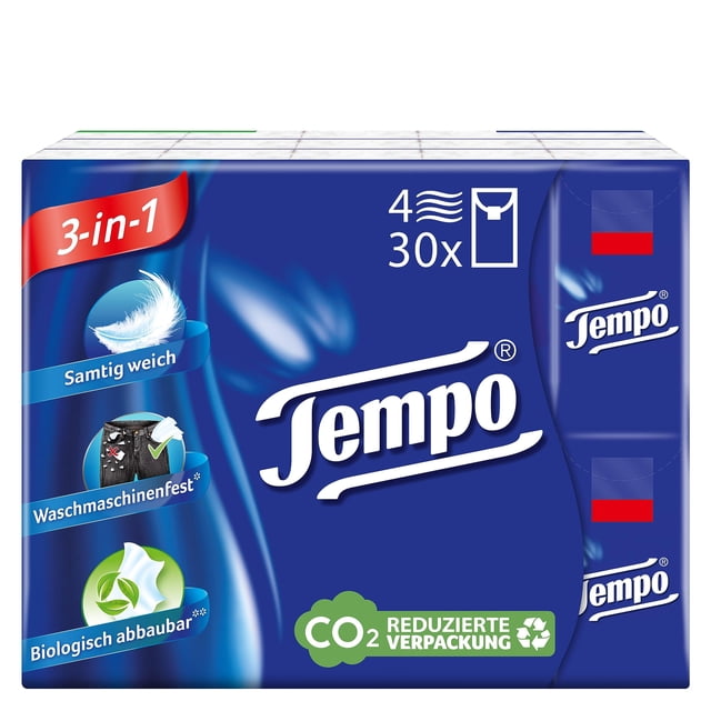 Paquete de 30 pañuelos Tempo