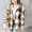 Coffee, variant on dazeni Teen Girls 4-14 Years Fashion Fuzzy Fleece Lined Shacket Jackets Casual Long Sleeve Button Down Plaid Shirt Jackets Thickened Warm Winter Hoodies Coat Thermal Outwear Coffee 6-7Years