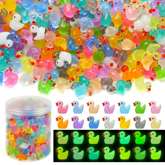 Minipatos de resina GWAHSA Luminous, 240 unidades, para decoración de casas de muñecas