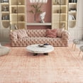 thumbnail image 2 of Bedroom rug for 6x9 Light Pink area rug Aesthetic Cute Boho Floral Feminine Soft Faux Wool Machine Washable Carpet Area Rugs for Room Playroom Office decora Independence, 2 of 10